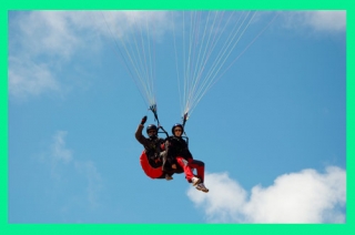  Taking altitude in a two-seater 